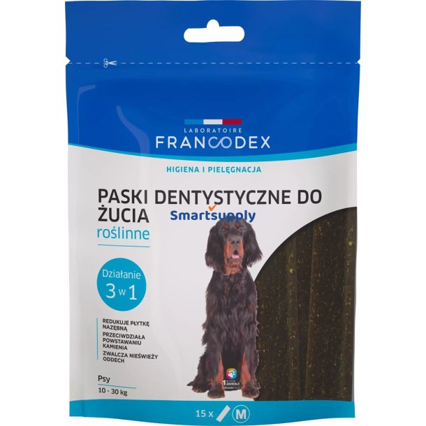 Francodex Dental Strips M - Hundegodbid - 15