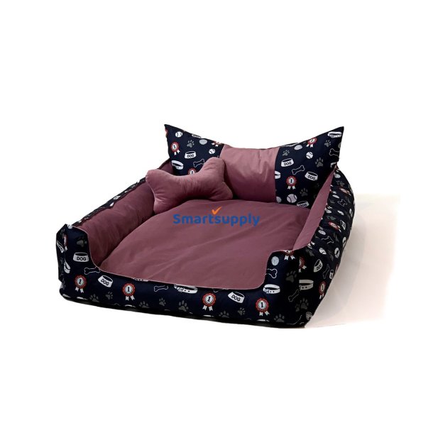 Go Gift Hunde- Og Katteseng Xxl - Pink - 110X90x18 cm