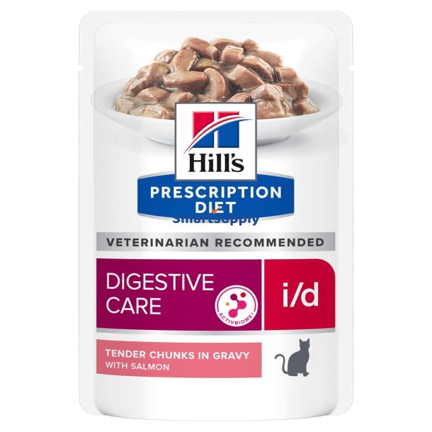 HILL"S Prescription Diet Digestive Care i/d Feline med laks -  v�dt kattefoder - 85g