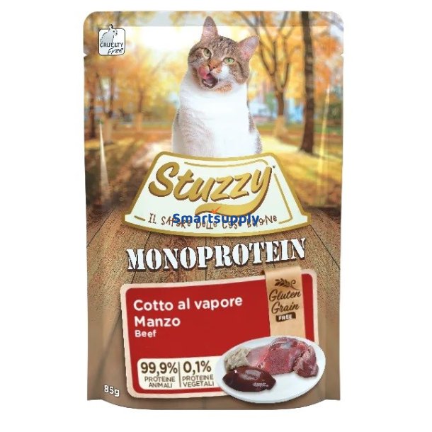 STUZZY Monoprotein Beef - vd kattefoder - 85 g