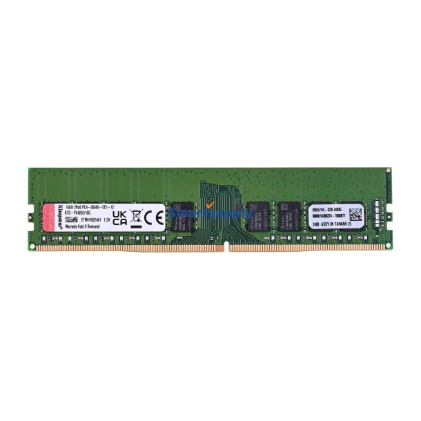 Kingston dedikeret hukommelse til Dell 16 GB DDR4-2666Mhz ECC-modul til Dell
