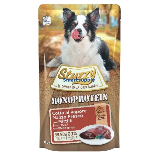 STUZZY Monoprotein Beef with blueberries - vdt hundefoder - 150 g