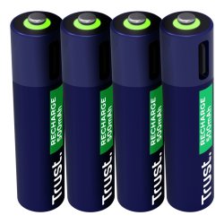 Trust 25671 Husholdningsbatteri Genopladeligt Batteri Aaa