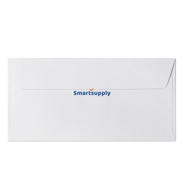 White canvas kuverter 10 stk. 105mm x 216mm (DL)