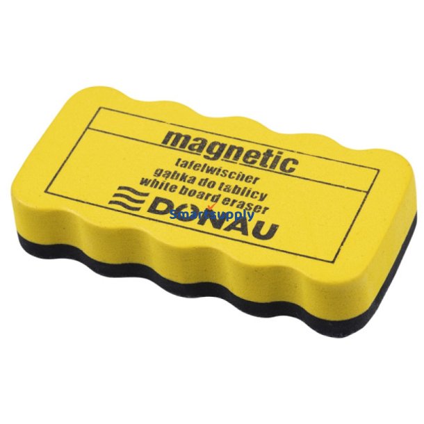 Whiteboard svamp magnetisk 110x57x25mm - gul/sort