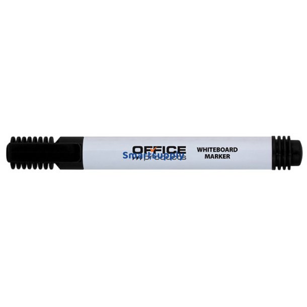 Whiteboard tusch 1-3 mm rund spids sort