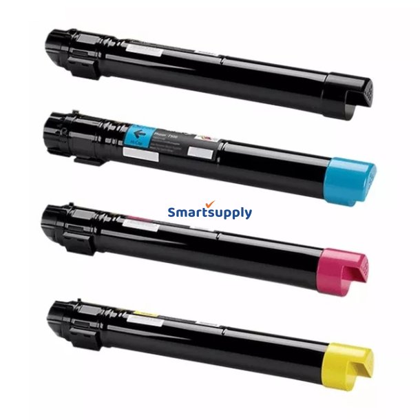 Xerox 7425/7428/7435 toner 4 stk BCMY kompatibel rabatpakke