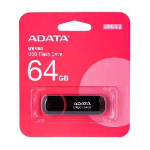 ADATA 64GB DashDrive UV150 USB-ngle USB Type-A 3.2 Gen 1 (3.1 Gen 1) Sort