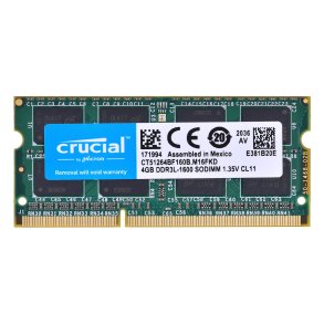 Crucial 4GB hukommelsesmodul DDR3 1600 Mhz