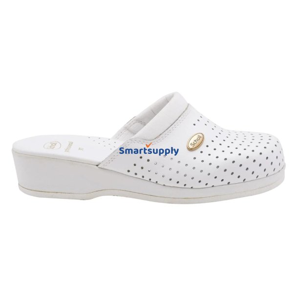 Scholl Clog Backguard - trsko til kvinder, hvid, strrelse 38