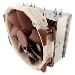 Noctua NH-U14S PC-klerkomponent Processor Kler 12 cm Brun, Rustfrit stl