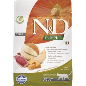 FARMINA N&D Pumpkin Cat Duck and Cantaloupe Melon Adult - trfoder til kattekillinger - 300 g