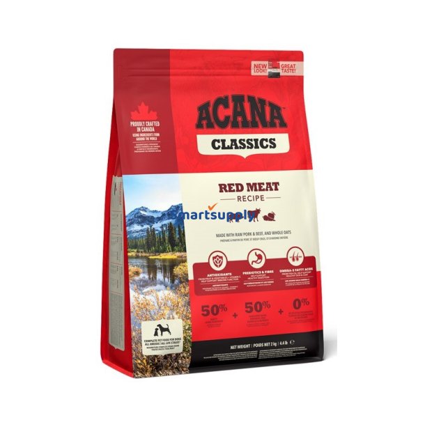 ACANA Classics Red Meat - trfoder til hunde - 2 kg