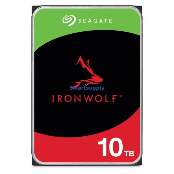 Seagate Ironwolf Intern Harddisk 10Tb 256 MB 3,5" Serial ATA III (St10000vn000)