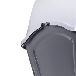 DIAMENTIQ BAYA light grey/dark grey -  kattebakke - 55,5 x 40 x 38,7 cm