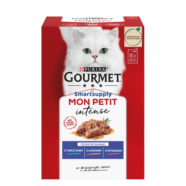 Gourmet Man Petit Fish Mix - Vdfoder Til Katte - 6 X 50 G