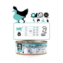 3COTY Chicken with duck Kidney care  - vd kattefoder - 80g