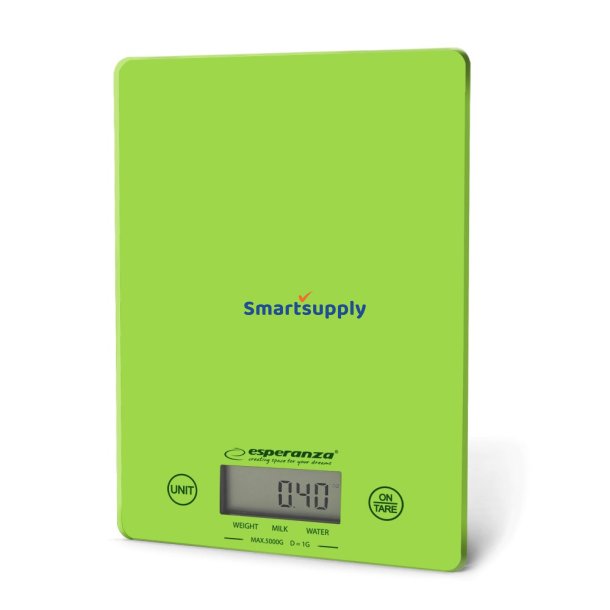 Esperanza EKS002G kkken- og ditvgt Elektronisk kkkenvgt Grn, Gul Bordplade Rektandel