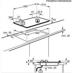 Electrolux EGS6426SX Rustfrit stl Indbygget Gaskomfur 4 zone(s)