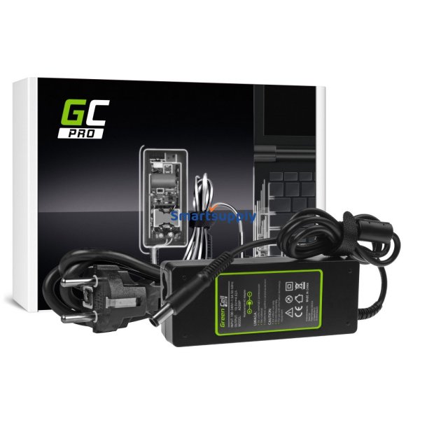 Green Cell Ad07ap Oplader AC Adapter Til Dell 19.5V 3.34A 65W / 7.4Mm-5.0Mm