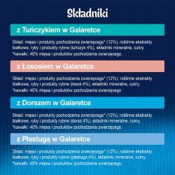 Felix Fantastisk fiskesmag i gel med tun, laks, torsk og fladfisk - (12x 85g)