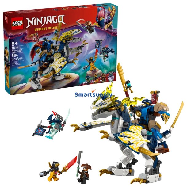 LEGO NINJAGO 71843 Skurkagtig dragerytters mech