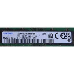 Integreret 16Gb Laptop Ram Modul Ddr4 3200Mhz Samsung Hukommelsesmodul 1 X 16 GB