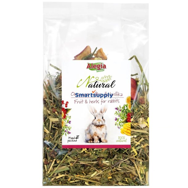 ALEGIA Fruit & Herbs for rabbits - godbidder til kaniner - 130g