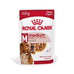 Royal Canin Shn Medium Voksen I Sauce - Vdfoder Til Voksne Hunde - 10X140g