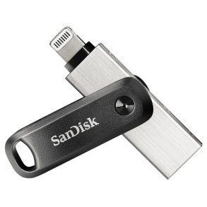 SanDisk iXpand USB-ngle 64 GB USB Type-A / Lightning 3.2 Gen 2 (3.1 Gen 2) Sort, Slv