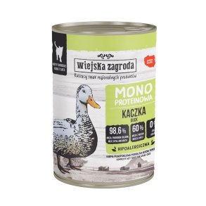 WIEJSKA ZAGRODA Monoprotein Duck - vd kattefoder - 400g