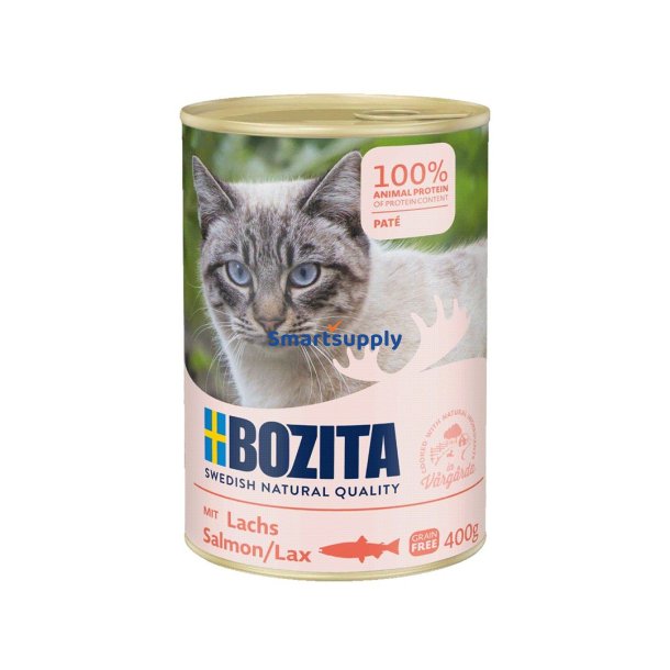 Bozita Laksepat&eacute; - Vdfoder Til Katte - 400G