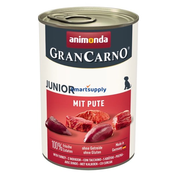 Animonda Grancarno Junior Med Kalkun - Vdfoder Til Hunde - 400G