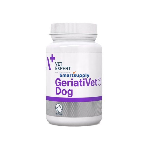 Vet Ekspert Geriativet Dog - Understttende Prparat Til ldre Hunde - 45 Caps.