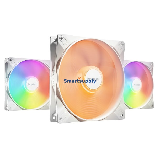 Be Quiet! Light Wings Lx 140Mm Pwm 3-Pack Hvid Computertaske Ventilator 14 cm 3 Stk