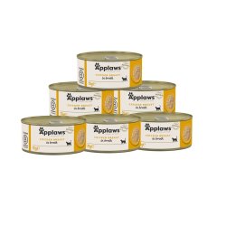 APPLAWS Chicken Breast in Broth - vd kattefoder - 6x70g