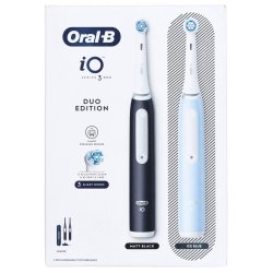 Braun Oral-B iO 3 elektrisk tandbrstest DUO BLACK & BLUE