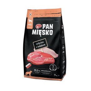 PAN MISKO Veal with turkey XL - trfoder til hunde - 9kg