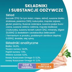 PURINA One Bifensis Coat & Hairball Chicken - trfoder til kattekillinger - 800 g