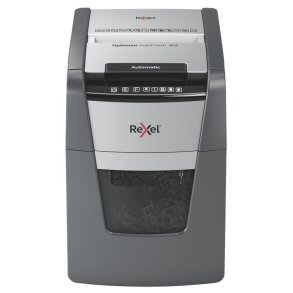 Rexel AutoFeed+ 90X papirmakulator Krydsmakulering 55 dB Sort, Gr