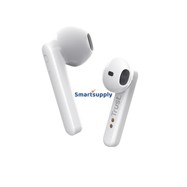 Trust Primo Touch Headset True Wireless Stereo (Tws) In-Ear Opkald/Musik Bluetooth Hvid