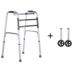 Trefunktionel rollator til genoptrning