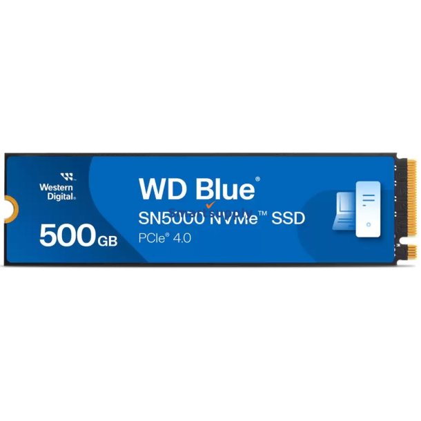 Western Digital Blue Sn5000 500 GB M.2 PCI Express 4.0 NVME 3D Tlc Nand