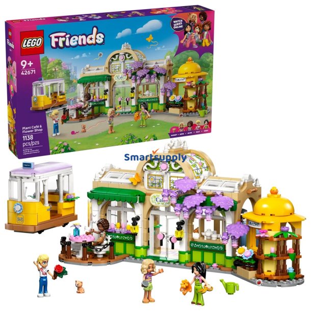 Lego Friends 42671 Plantecaf&eacute; &amp; Blomsterbutik