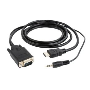 Gembird A-HDMI-VGA-03-6 videokabel adapter 1,8 m HDMI Type A (Standard) VGA (D-Sub) + 3.5mm Sort