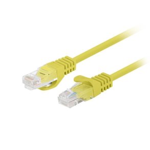 Fluke Passed Lanberg patchcord cat.6 UTP 1 m gul 10-pak