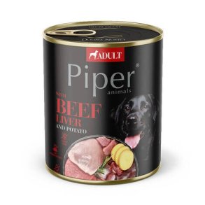 DOLINA NOTECI Piper Animals with beef liver and potatoes - vdfoder til hunde - 800g