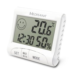 Medisana Hg 100 Indendrs Elektronisk Hygrometer Hvid