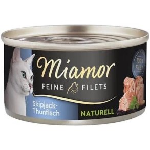 MIAMOR Feine Filets Naturell Tuna - vd kattefoder - 80g