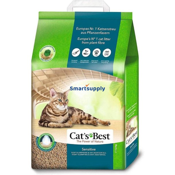 Cat's Best Trkattestrelse Sensitive - 20 L